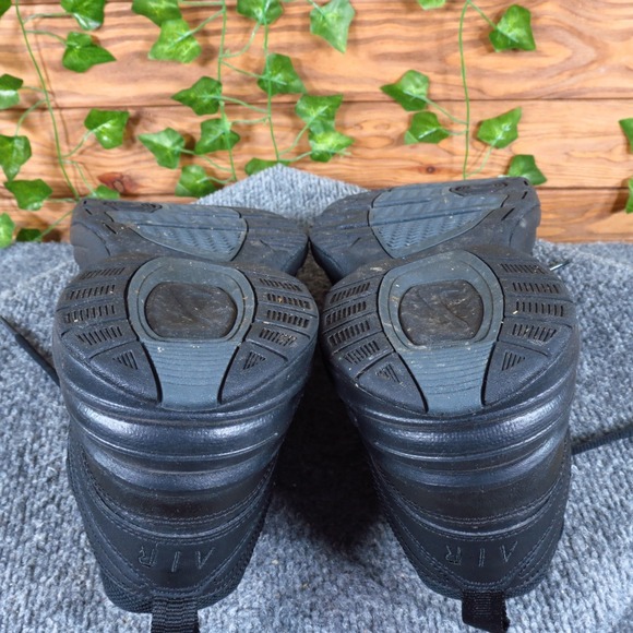 Nike Air Monarch IV Men Training Shoe Size 10 Athletic Cross Trainer All Black main image 5